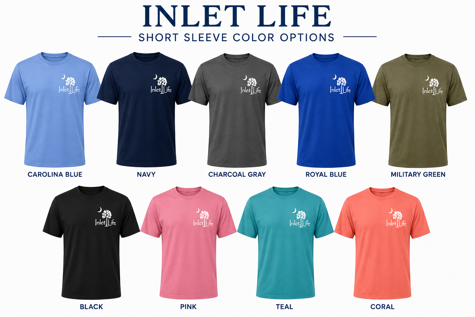 Inlet Life Short Sleeve Cotton Tee