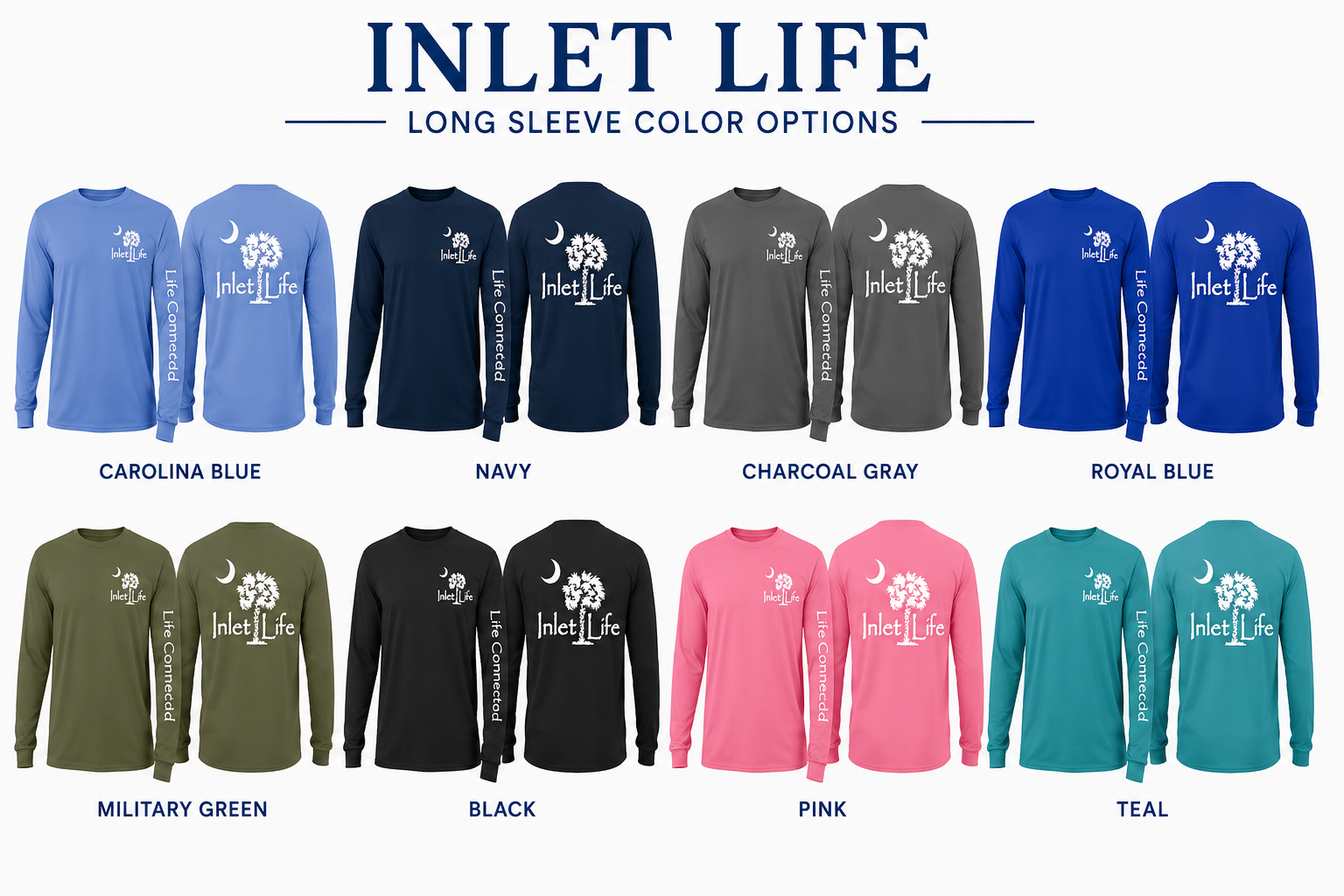 Inlet Life Long Sleeve Performance Dri-Fit Tee
