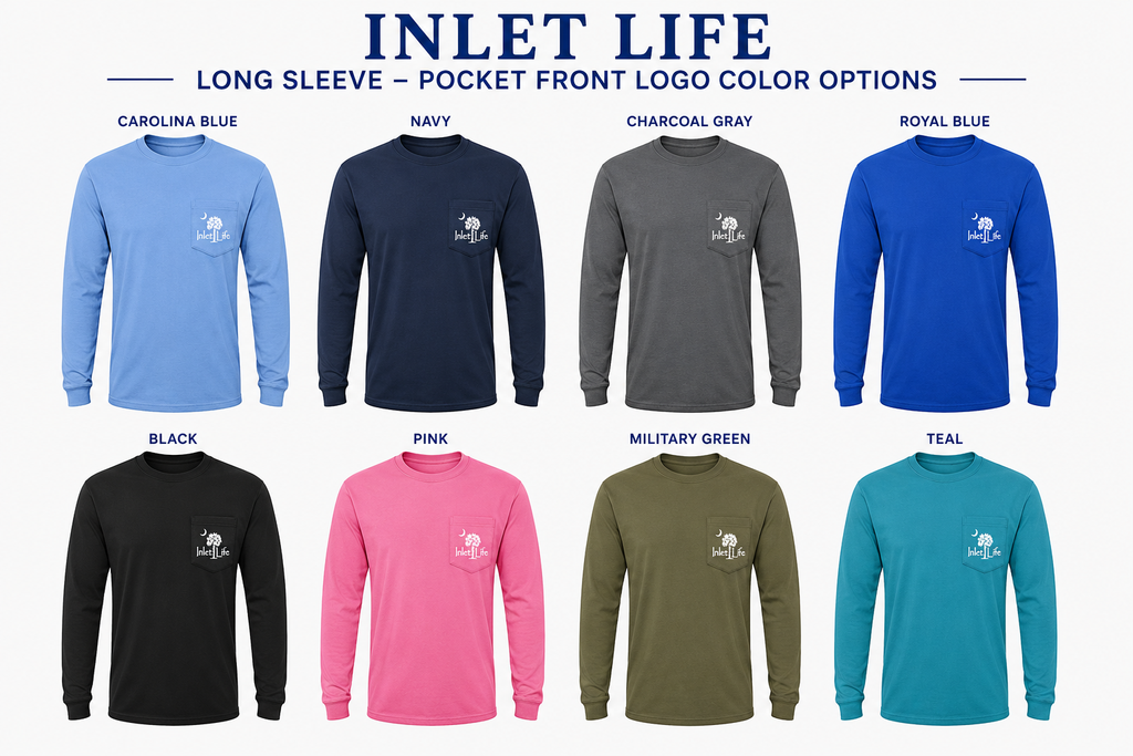 Murrells Inlet Drinking Village With a Fishing Problem Long Sleeve Performance Dri-Fit Tee